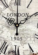 World map large decorative wall clock modern design fashion silent meeting room wall decor