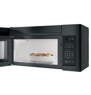 GE JNM3163DJBB 1.6 Cu. Ft. Black Over-the-Range Microwave N4