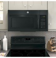 GE JNM3163DJBB 1.6 Cu. Ft. Black Over-the-Range Microwave N5