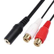 RCA to 3.5MM, VCZHS 2 x RCA Male to 1 x 3.5mm Stereo Female, Y-Cable (Pack of 2) N2