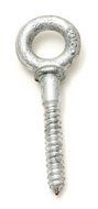 Forney 61365 Screw Eye Bolt Shoulder, Hot Dipped Galvanized, 3/8-Inch-by-2-1/2-Inch Overall Length by Forney