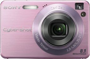 Sony Cybershot DSCW130/P 8.1MP Digital Camera with 4x Optical Zoom with Super Steady Shot (Pink)