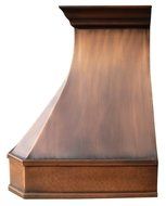 Copper Best H3 362127LS kitchen range hoods Solid Copper Handcrafted with Smooth and Hammered Finishes N4