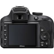 Nikon D3300 Digital SLR Camera &amp; 18-55mm G VR (Black) &amp; 55-200mm VR DX II AF-S Zoom Lens + 32GB Card + Case +... N3