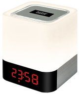 Boytone BT-83CR Portable FM Radio Alarm Clock Wireless Bluetooth 4.1 Speaker, 3-Way Night Light Touch Lamp, Built&ndash;in... N2