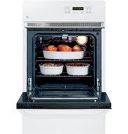 GE JGRP20WEJWW 24" White Gas Single Wall Oven N4