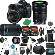 Canon EOS 6D Camera + 24-105mm STM + 55-250mm STM + 2pcs 16GB Memory + Case + Reader + Tripod + ZeeTech Starter...