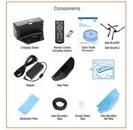 iClebo Arte YCR-M05-20 Floor Mapping Smart Robotic Robot Vacuum Cleaning Cleaner for Home / Office (Color Silver) N4