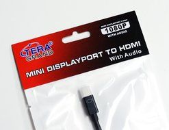 Tera Grand - Premium Mini DisplayPort to HDMI Adapter Cable with Audio Support - for Apple MacBook, MacBook Pro... N17