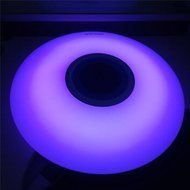 TLTE@ LED Ceiling Lamp with 20W Bluetooth Speaker, Color Change, APP Remote Control,Flush Mount Lighting for Bedroom N7