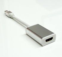 Tera Grand - Premium Mini DisplayPort to HDMI Adapter Cable with Audio Support - for Apple MacBook, MacBook Pro... N22