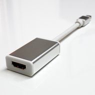 Tera Grand - Premium Mini DisplayPort to HDMI Adapter Cable with Audio Support - for Apple MacBook, MacBook Pro... N24