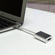 Tera Grand - Premium Mini DisplayPort to HDMI Adapter Cable with Audio Support - for Apple MacBook, MacBook Pro... N25