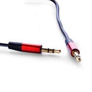 3Ft Male to Male 3.5mm Universal Gold Plated Design Tangle-Free [Tangle-Resistant] Slim Thin Auxiliary Audio Stereo... N3