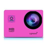 SJ4000 Waterproof 12MP 1080P HD Sports Helmet Digital Mini Camera Pink Pack of 1