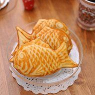 SAGUARO Taiyaki Japanese Fish-shaped Cake Waffle Pan Maker Gas Stove Cake Mold 2 Cast Cooking Tool N2