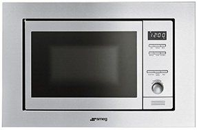 Smeg MI20XU 24" Built-In Microwave, Stainless Steel