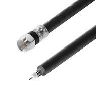 RG-6 | 25 Ft | Black | 2 Pack | UL CL2 Certified Cable Quad Shielded Coaxial Cable For Satellite TV &amp; High Speed... N32