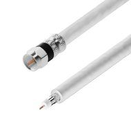RG-6 | 25 Ft | Black | 2 Pack | UL CL2 Certified Cable Quad Shielded Coaxial Cable For Satellite TV &amp; High Speed... N33