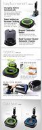 Mamirobot Curling Robot Vacuum Cleaner with Charging Dock Hand Held Vaccum New Robotic Product (Green) N4