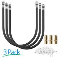 RG-6 | 25 Ft | Black | 2 Pack | UL CL2 Certified Cable Quad Shielded Coaxial Cable For Satellite TV &amp; High Speed... N36