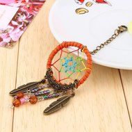 Oligex(TM) Retro Handmade Key Ring Feather Tassels Dream Catcher Dreamcatcher Charm Pendant Keychain Gift Key... N4