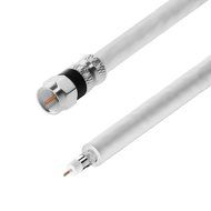 RG-6 | 25 Ft | Black | 2 Pack | UL CL2 Certified Cable Quad Shielded Coaxial Cable For Satellite TV &amp; High Speed... N41