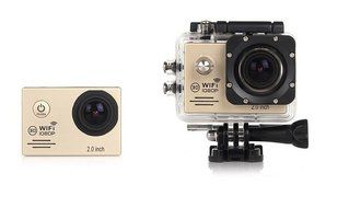 (Gold) Action Camera SJ7000 Wifi 2.0 LTPS LED mini cam recorder marine diving 1080P HD DV Go pro style two batteries... N2
