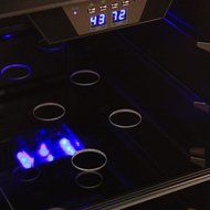 EdgeStar 80 Can Built-In Beverage Cooler - Black/Stainless Steel N5
