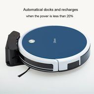 Dibea GT100 Aurora Planned Robot Vacuum Cleaner with Dry &amp; Wet Mop Gyroscope Navigation, Blue N5