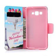 Galaxy Grand Prime Case,Samsung Galaxy Grand Prime Case - Wallet Flip Stand Case PU Leather Case with Shockproof... N37