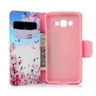 Galaxy Grand Prime Case,Samsung Galaxy Grand Prime Case - Wallet Flip Stand Case PU Leather Case with Shockproof... N44