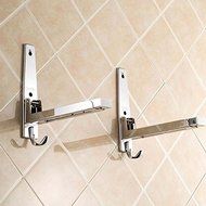 Bluelover SUS 304 Stainless Steel Microwave Oven Holder Rack with Hook Kitchen Tool N5
