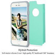iPhone 6s, 6 Case, [4.7 Inch] HLCT Slim Fit Thin, Soft Interior Silicone Bumper &amp; Hard PC Back, Shock-Absorption... N3