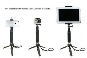 Livestream Gear&reg; - LED &amp; Dual Mount Add-On. Easily Mount this to our Battery Hand Grip Setup. Awesome Parts for... N4