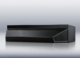 36" Wide Shell Hood in Black