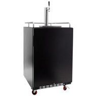 EdgeStar Full Size Built-In Black Stainless Steel Kegerator