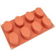 Silicone Oval Cake 8 Cavities