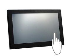 VSL100-WM Widescreen 10.2 inch metal HDMI/VGA touchscreen monitor industrial rugged N2