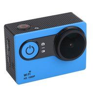 Choice Goods 2.0inch 12MP Wifi 170 Degree Wide Angle FULL HD 1080P Waterproof Sport Action Camera - Blue