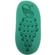 Funshowcase Peacoak Jewery Pastry Candy Silicone Mold for Cake Decorate, Polymer Clay, Crafting