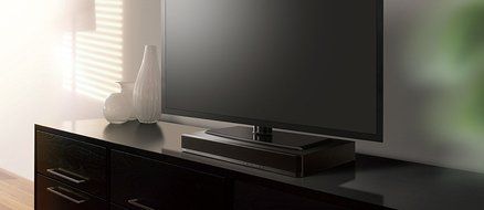 Yamaha SRT-700 TV Speaker Base with Dual Built-In Subwoofers N4