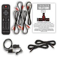 Theater Solutions TS521 Home Theater 5.1 Speaker System with Optical Input and 2 Extension Cables N5