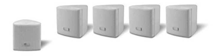 Pure Acoustics HT770 WH Mini Cube Speaker (White) N5