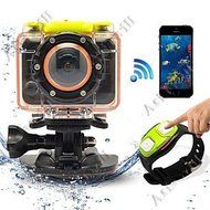 Asiawill&reg; Original Full HD1080p 60M Waterproof Wifi Remote Control Sports Camera Action Camera