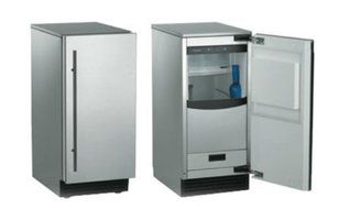 Scotsman SCN60GA-1SS Brilliance Series 15" Undercounter Ice Maker 26 lbs Storage Capacity 80 lbs Production Capacity...