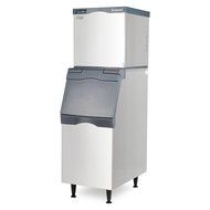 Scotsman C0322MW-B322S 366 lb 22" Water-Cooled Medium Cube Ice Machine w/ Storage Bin