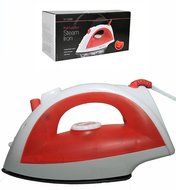 Full Function 1200 Watt Self Cleaning Steam 8 Ft. Cord Iron Red