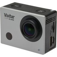 Vivitar DVR914HD 1440p HD Wi-Fi Waterproof Action Video Camera Camcorder (Silver) with Remote