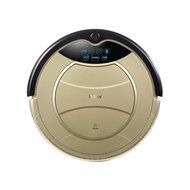 Haier Self Charging Wet Mop Floor Cleaning Robot Vacuum Cleaner with Remote Control (Golden)